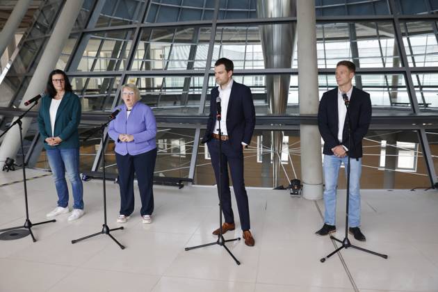 Germany, press conference on the agreement on the Skilled Workers Immigration Act in Berlin