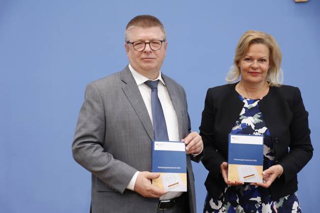 Berlin, Vorstellung des Verfassungsschutzberichts 2022