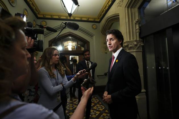 Canada, Prime Minister Justin Trudeau Press Conference in Ottawa