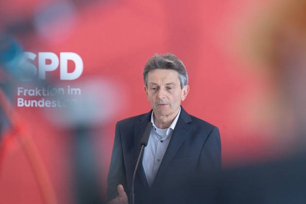 Germany, SPD Press Conference with Rolf Mützenich in Berlin