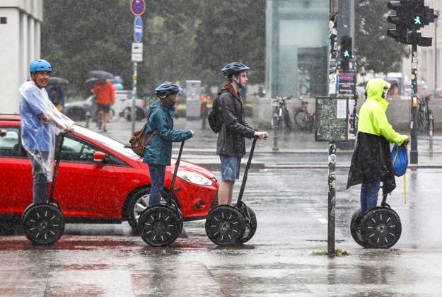 Berlin, rainy weather
