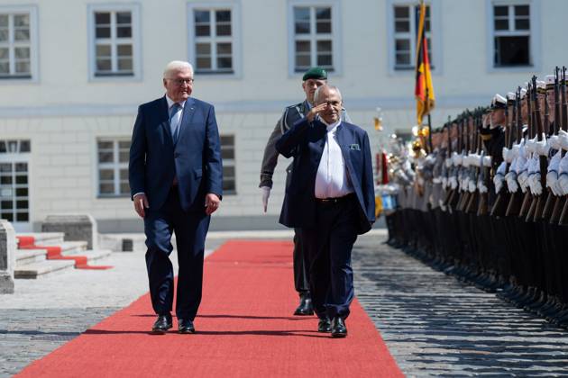 Berlin, Frank-Walter Steinmeier receives Jose Ramos-Horta