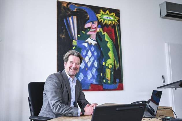 Berlin, Dirk Stettner in his office