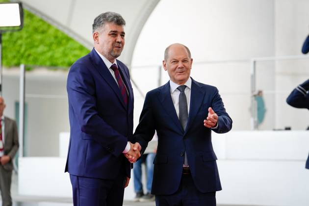 Berlin, Olaf Scholz receives Ion-Marcel Ciolacu