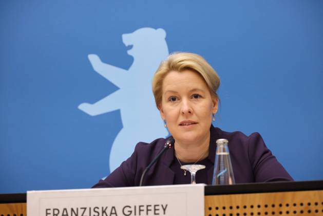 Berlin, Franziska Giffey injured in assault, archive pictures