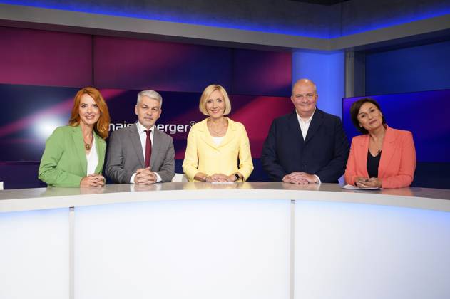 TV show Maischberger in Berlin