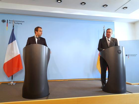 Berlin, Boris Pistorius meets Sebastien Lecornu