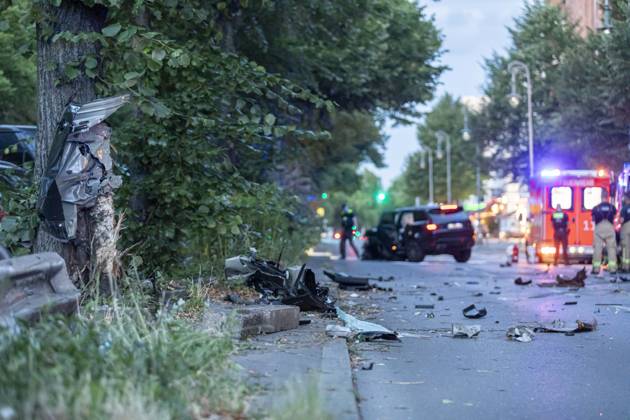 Berlin, serious accident on Yorckstraße in Kreuzberg