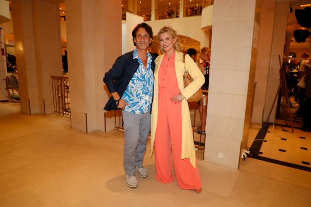 Guests at the Anja Gockel fashion show in Berlin