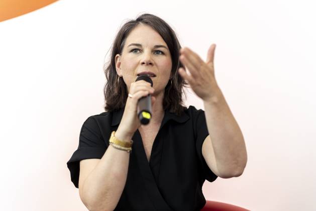 Berlin, Annalena Baerbock speaks at MERICS event on the future of Germanys China policy