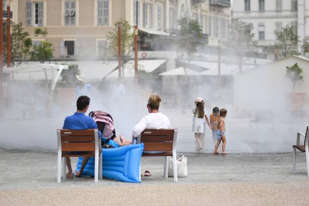 France, heat wave in Cannes