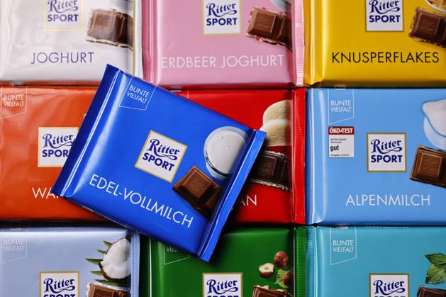 Ritter Sport claims its trade mark rights have been infringed by a muesli bar manufacturer; archive images
