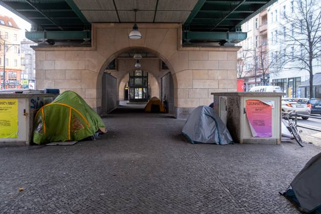 Berlin, Senate expects significant rise in number of homeless people - Archive photos