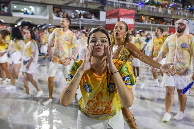 Brazil, Samba school rehearsals for the carnival in Rio de Janeiro