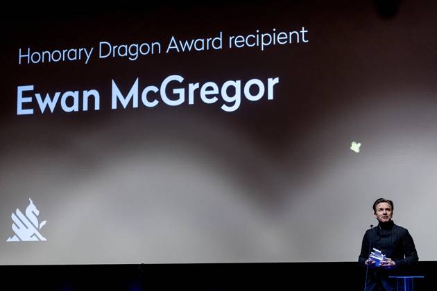 Ewan McGregor erhält den Honorary Dragon Award in Göteborg