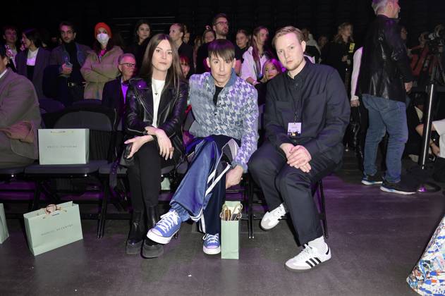 Berlin Fashion Week, guests of the Marcel Ostertag fashion show