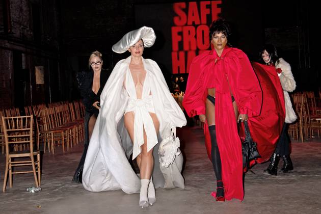 New York Fashion Week, guests of the Willy Chavarria fashion show