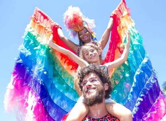 Carnival in Brazil, street party in Rio de Janeiro