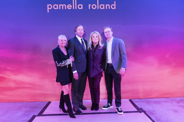 New York Fashion Week, guests of the Pamella Roland fashion show