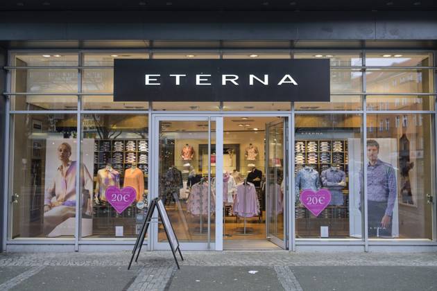 Fashion brand Eterna files for insolvency - Stock photos