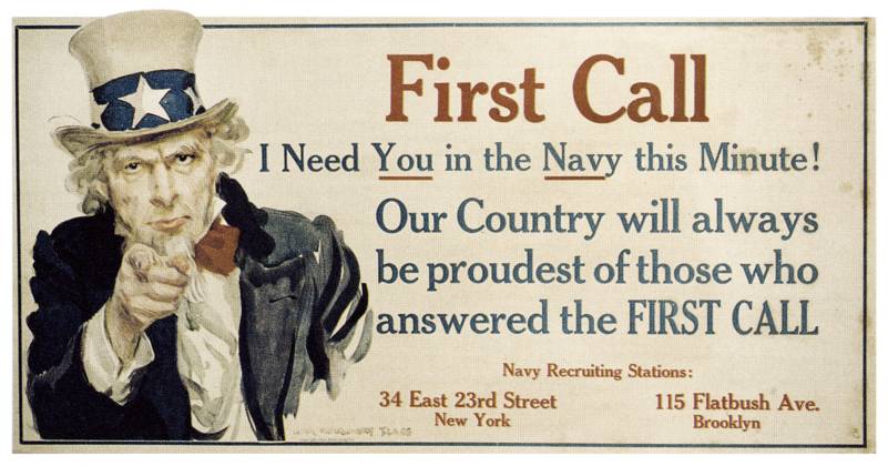 IMAGO International History, 250 years USA, First World War, US-American posters 1917-1918