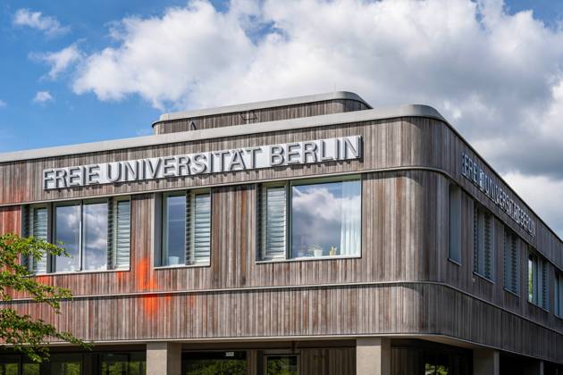 Berlin, Activists occupy the courtyard of the FU Berlin, archive pictures