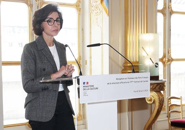 Paris, Reception in honour of the French films in the selection of the 77th Cannes Film Festival