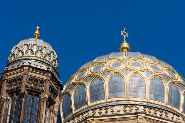 New Synagogue in Berlin - Inauguration on 5 September 150 years ago