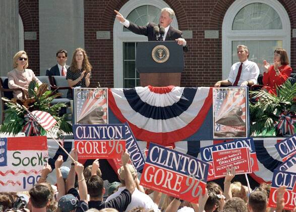 USA, Wiederwahl von Bill Clinton, 30. Jahrestag am 5. November