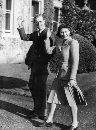 Wedding of Princess Elizabeth, later Queen Elizabeth II, and Philip Mountbatten, 70th anniversary on 20 November