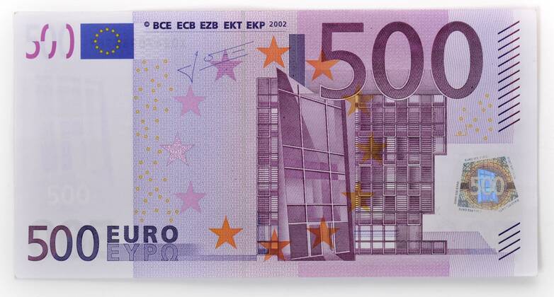 Banks are in favour of abolishing the 500-euro note