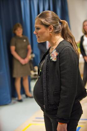 Sweden's Crown Princess Victoria is expecting her second child