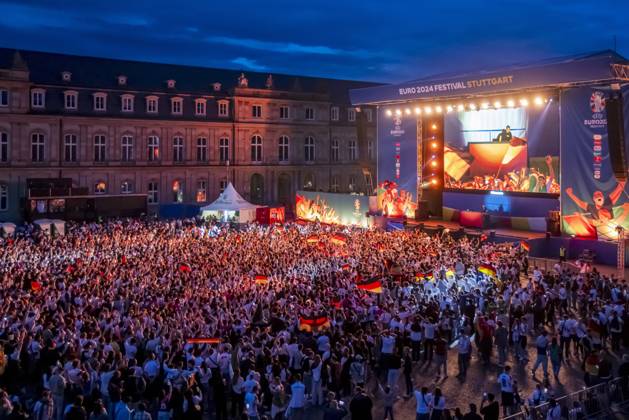 EURO 2024, Germany - Scotland, Public Viewing in Stuttgart