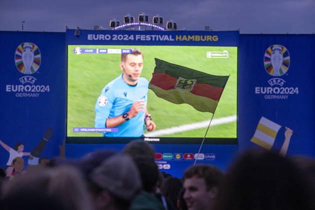 EURO 2024, Germany - Scotland, Public Viewing in Hamburg