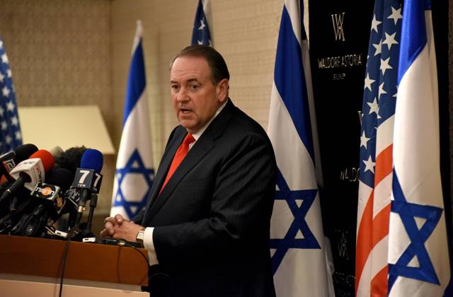 US election 2024, former governor Mike Huckabee to become new US ambassador to Israel, archive images