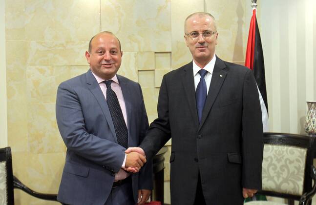 Palestine: EU Envoy John Rutter in Ramallah
