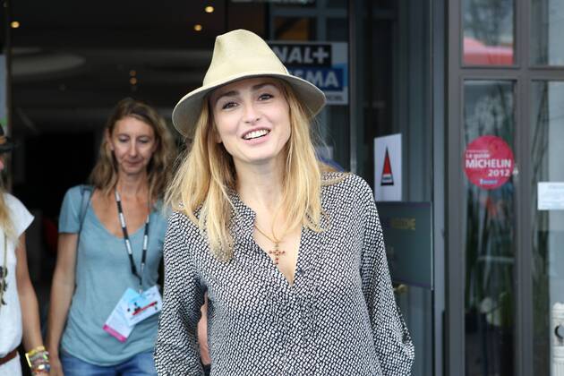 Julie Gayet at the Angouleme Film Festival