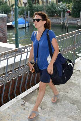 Arrival of Maya Sansa at the 72nd Venice Film Festival