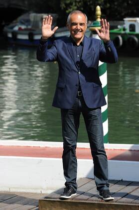 72nd Venice Film Festival: Arrival Elisa Sednaoui and Alberto Barbera