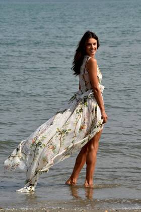 72nd Venice Film Festival: Alessandra Ambrosio on the beach