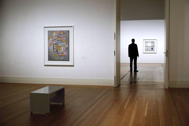 Exhibition Piet Mondrian. The Line. in Berlin