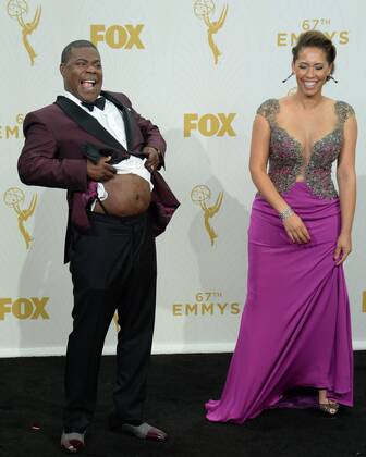 67th Primetime Emmy Awards - curious shooting Tracy Morgan with family