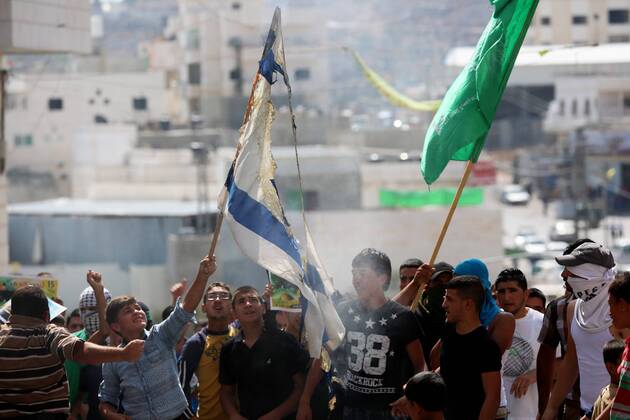 Riots in Hebron - Palestine