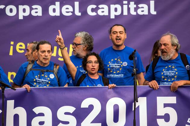 Spain: Euro March in Madrid