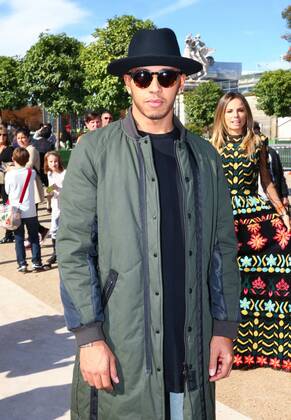 Celebrities attend Valentino fashion show at Paris Fashion Week
