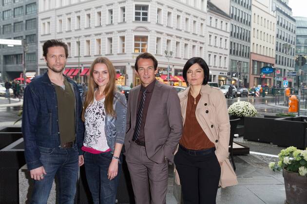 Press appointment on the set of the ZDF crime series Letzte Spur in Berlin