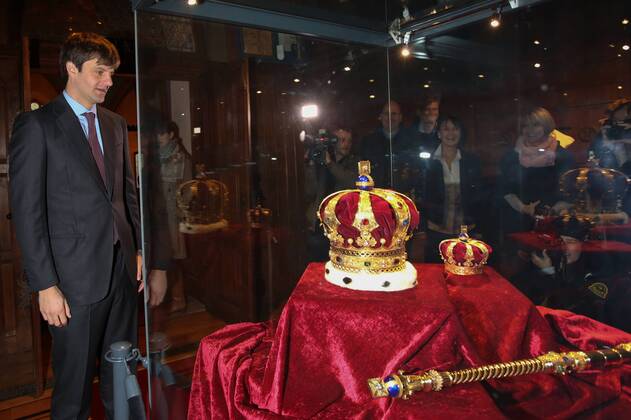 Ernst August Hereditary Prince of Hanover at Marienburg Castle