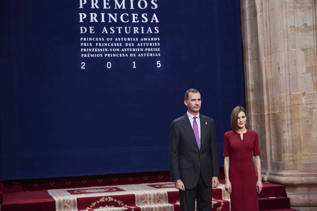 Spanish Royal Couple at the Princess of Asturias Prize in Oviedo