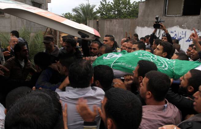 Palestine: Mourning for victims of the unrest in Gaza