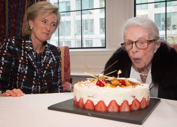 Princess Astrid of Belgium meets centenarians in Vancouver